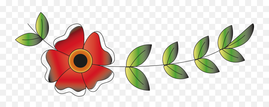 Wildflower Vector Cartoon - Cartoon Vector Flower Png Emoji,Wilted Rose Emoji