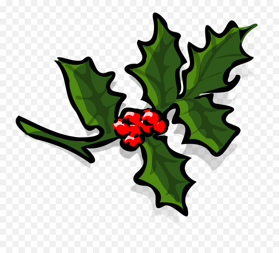 Holly Holly Berries Christmas Winter - Holly Clip Art Emoji,Christmas Emoticons Copy And Paste
