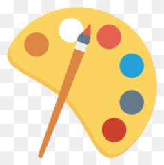 Artist Palette Icon At Getdrawings - Emoji