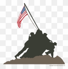 Free Patriotic Clipart - Us Marine Corps War Memorial Emoji