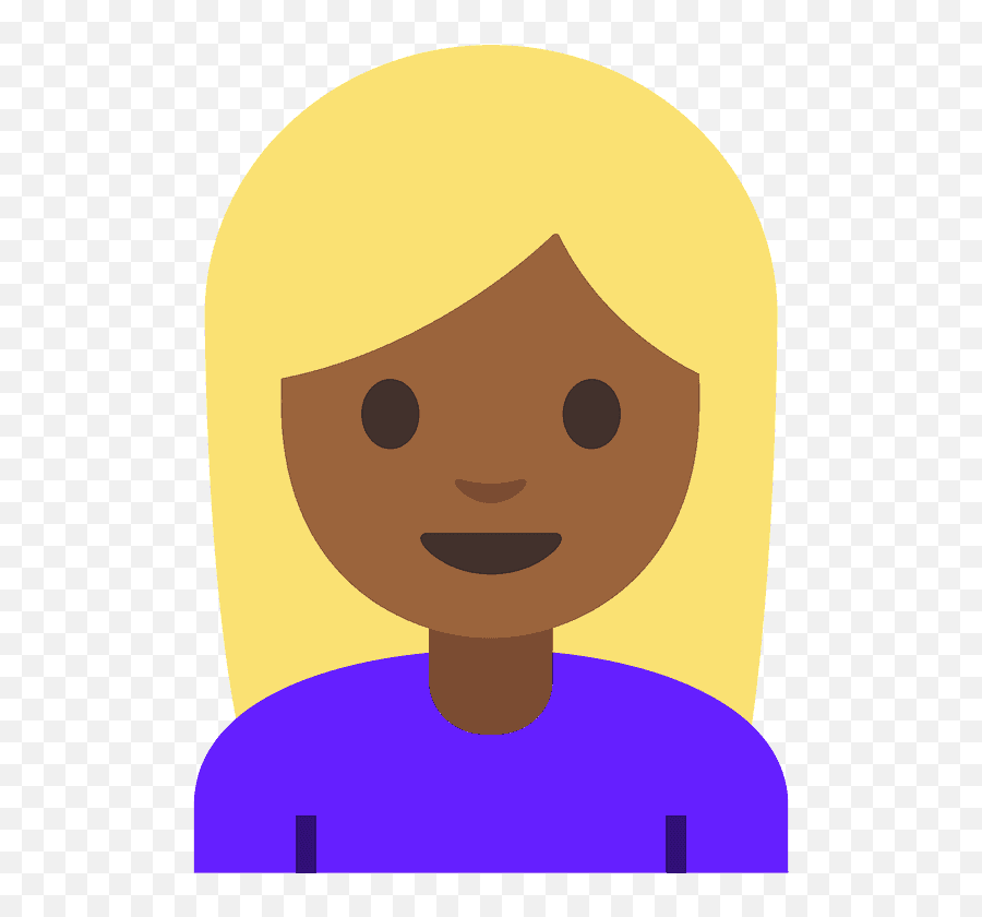 Woman Emoji Clipart - Cartoon,Brown Girl Emoji