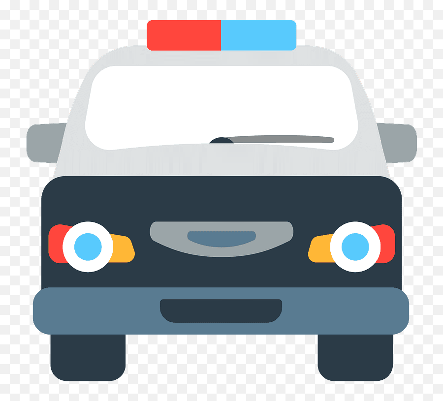 Oncoming Police Car Emoji Clipart - Oncoming Police Car,Car Emoji