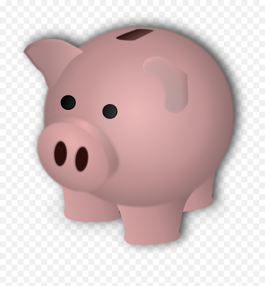 Hog Clipart Happy Pig Hog Happy Pig Transparent Free For - Piggy Bank Transparent Background Emoji,Pig Emoticon