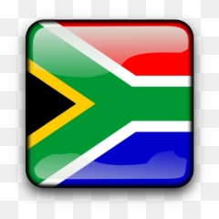 South African Flag Vector Png Clipart - Emoji