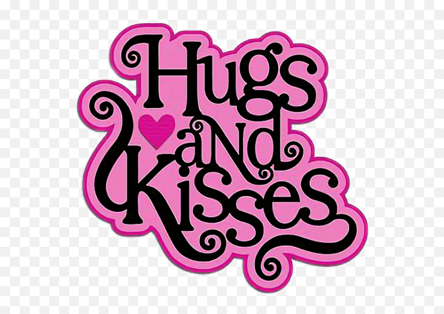 Hugsandkisses Hugs Kisses Hug Sticker By - Wlkanja Decorative Emoji,Hug And Kiss Emoji