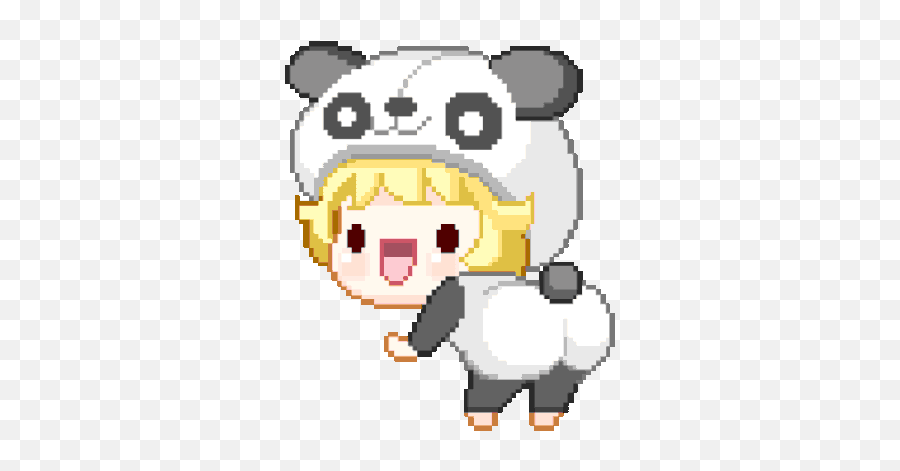 Goya Twerk Gif - Goya Twerk Panda Discover U0026 Share Gifs Panda Girl Pixel Art Emoji,Sheep Emoticon