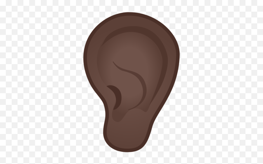 Ear Dark Skin Tone Emoji - Ears Of Different Skin Tones Clip Art,Emoji Skin Tones