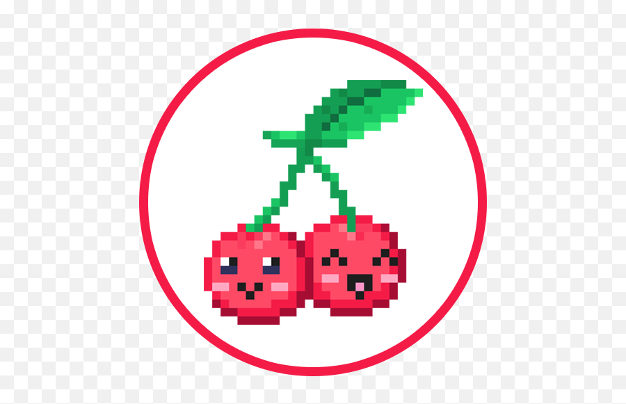 Cherrybit Studios - Dot Emoji,Cherry Emoticon