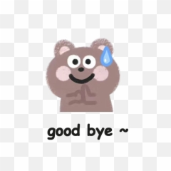 Cute Good Bye Png Emoji Image