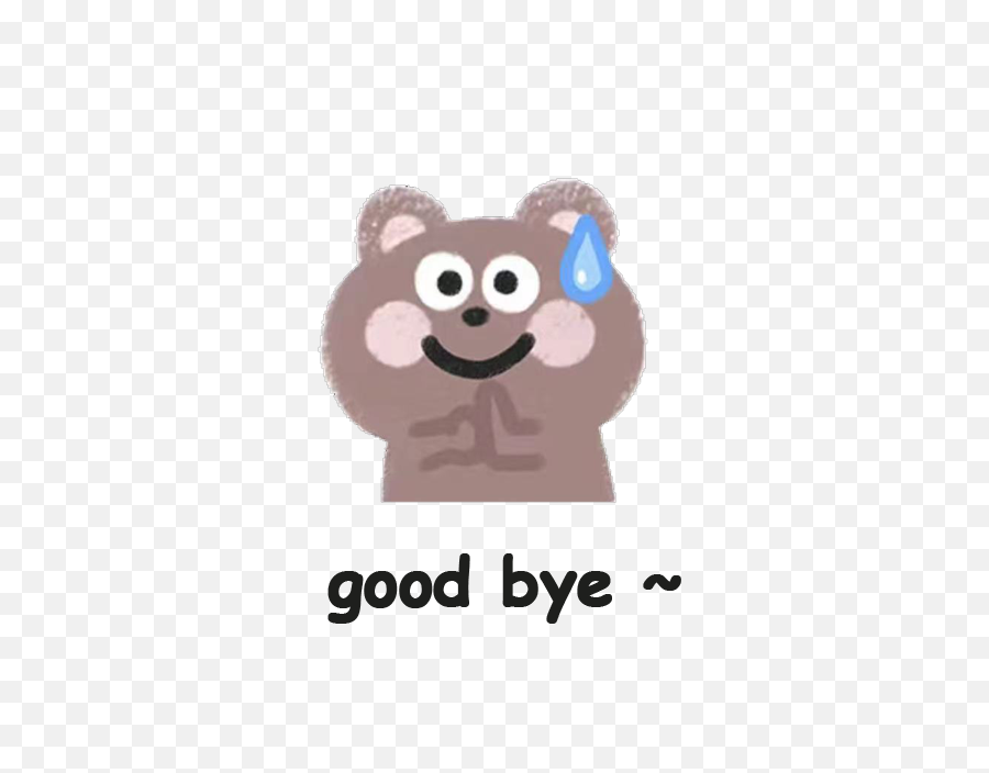 Cute Good Bye Png Emoji Image,Cute