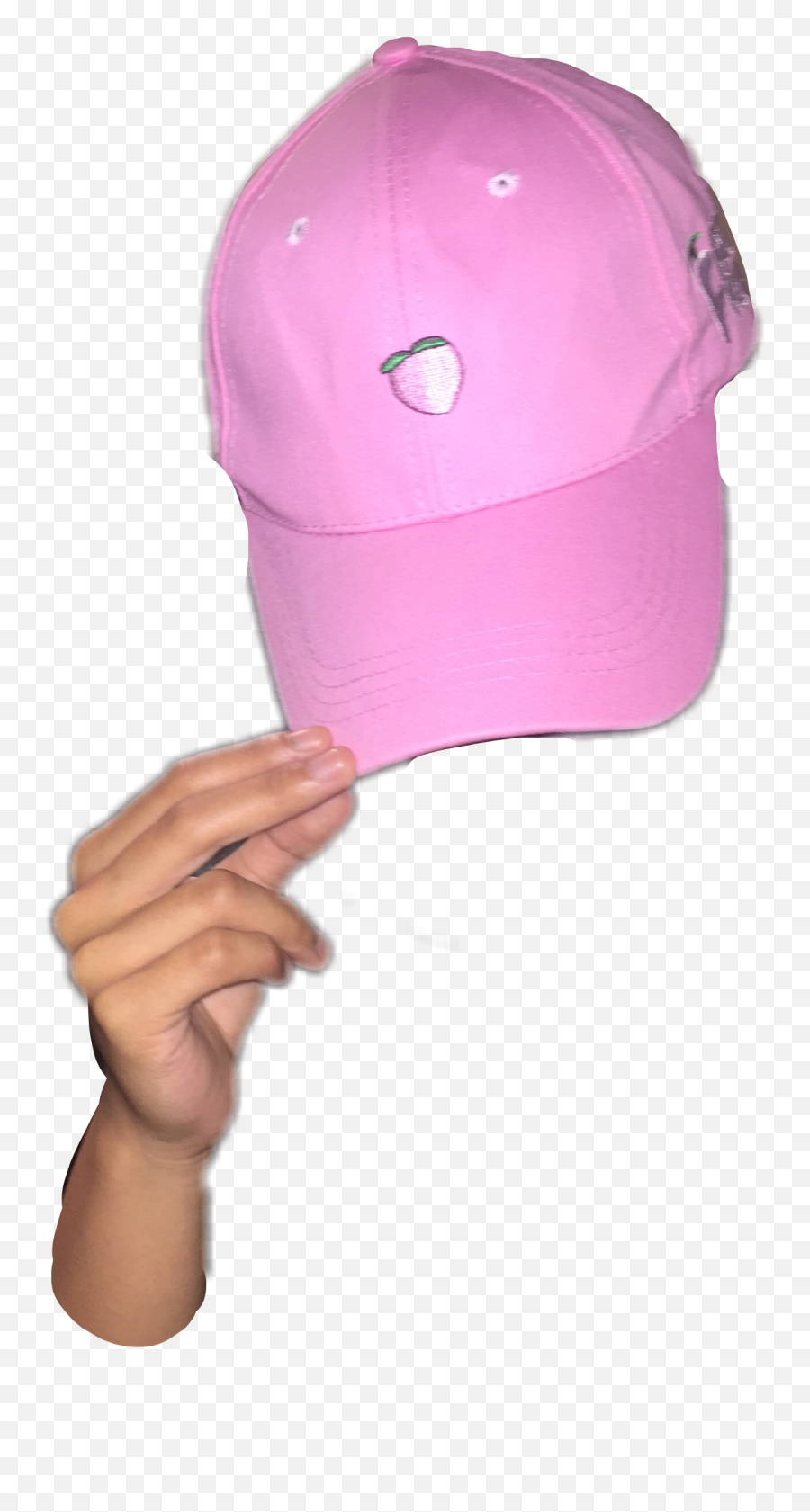 Fruit Fashion Cap Pink Aesthetic Peac - Baseball Cap Emoji,Peach Emoji Hat