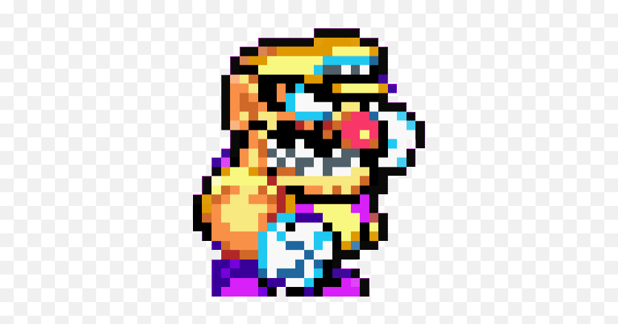 Land Whale Stickers For Android Ios - Wario Land 4 Wario Sprite Emoji,Whale Emoticons
