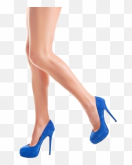 Girl Wuth Legs Spread Transparent Png - Women High Heels Emoji