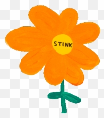 David Shrigley Characters Invade - Sunflower Emoji