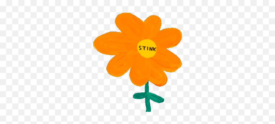 David Shrigley Characters Invade - Sunflower Emoji,Stink Face Emoji