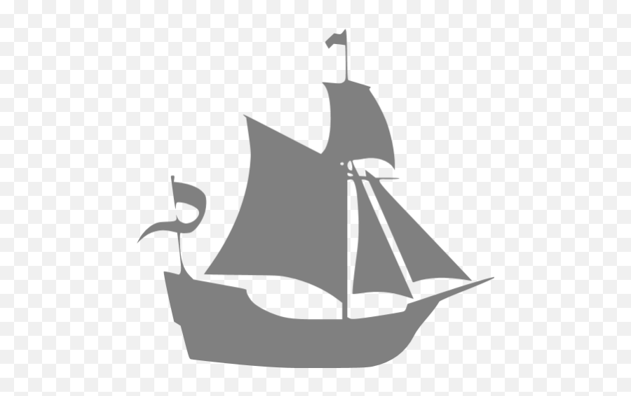 Gray Boat 9 Icon - Bateau Clip Art Transparent Background Emoji,Boat Gun Gun Boat Emoji