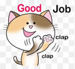 Lucky Cat 1 Stickers For Whatsapp - Cat Emoji,Clap Emoji Meme