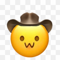 Emojisticker Sombrero - Lil Nas X Sad Emoji,Sombrero Emoticon