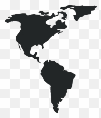 Americas Map Continents - Eastern World Western Emoji