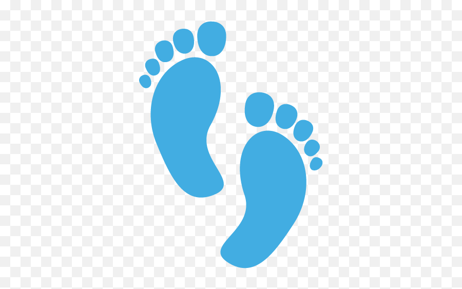 Footprints Emoji For Facebook Email Sms - Baby Feet Png Transparent,Footprint Emoji