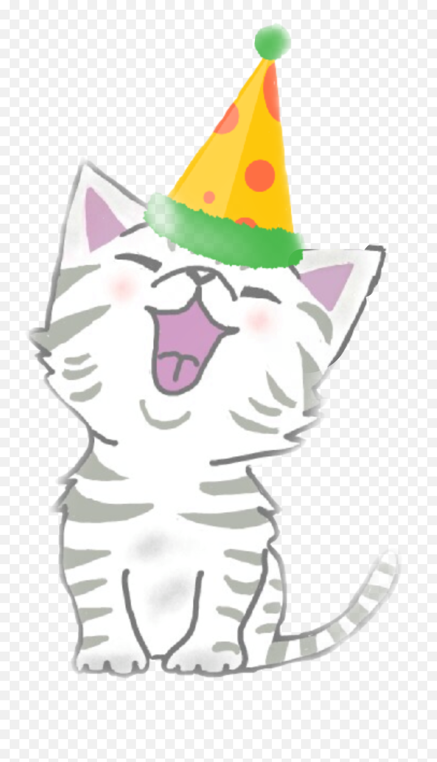 Birthday Hat Sticker Challenge On Picsart - Party Hat Emoji,Birthday Hat Emoji