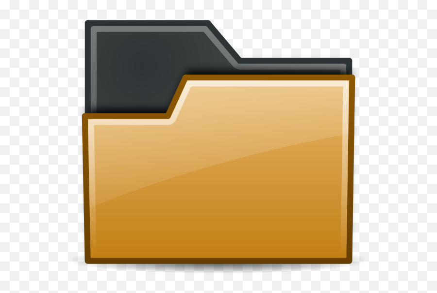Brown Folder Icon - Folder Icon Brown Emoji,Brown Fist Emoji