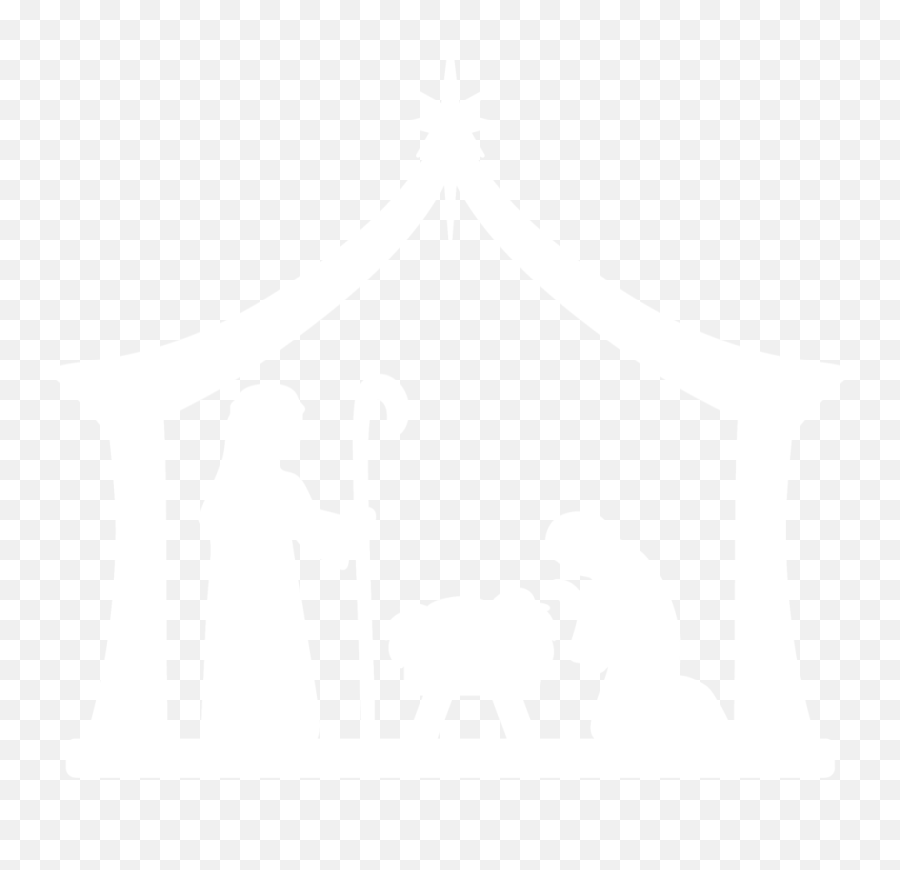 Free Nativity Transparent Background - Nativity Scene White Silhouette Emoji,Nativity Emoji