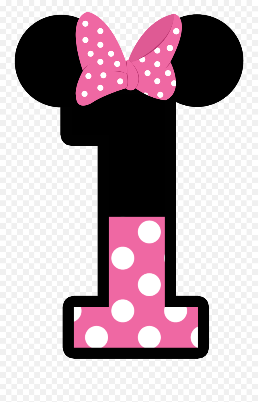 Numeros Estilo Minnie En Rosa - Minnie Mouse Number 7 Emoji,Bizcochos De Emoji