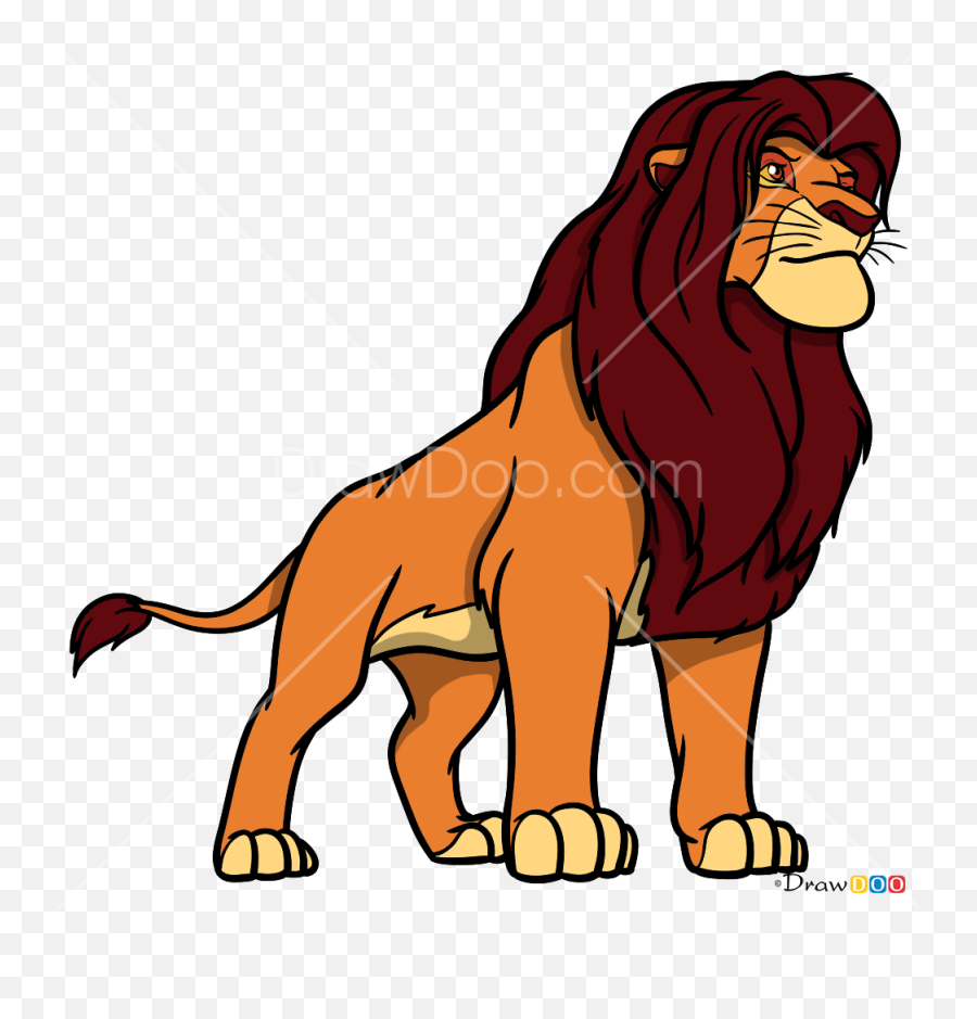 How To Draw Simba The Lion Guard - Draw Simba From Lion Guard Emoji,Simba Emoji