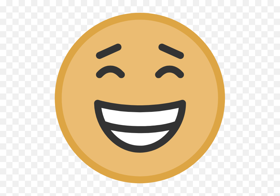 Yellow Grinning Face Graphic - Emoji Picmonkey Graphics Smiley,Moustache Emoticon