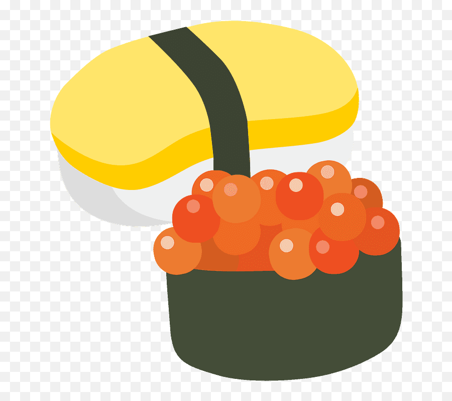 Sushi Emoji Clipart - Emoji Sushi Png,Bento Emoji