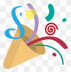 Party Popper Emoji Clipart - Gif