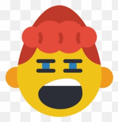 Yawn - Emoticon Emoji,Yawn Emoji