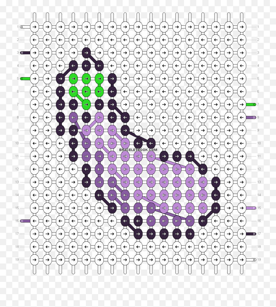 Alpha Pattern 27520 Braceletbook In 2020 Diy Friendship - Alpha Friendship Pattern Bracelet Emoji,Eggplant Emoji Png