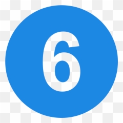 Eo Circle Blue Number - Service Desk Icon Emoji