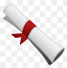 Diploma Certificate Icon - Canudo De Formatura Desenho Emoji