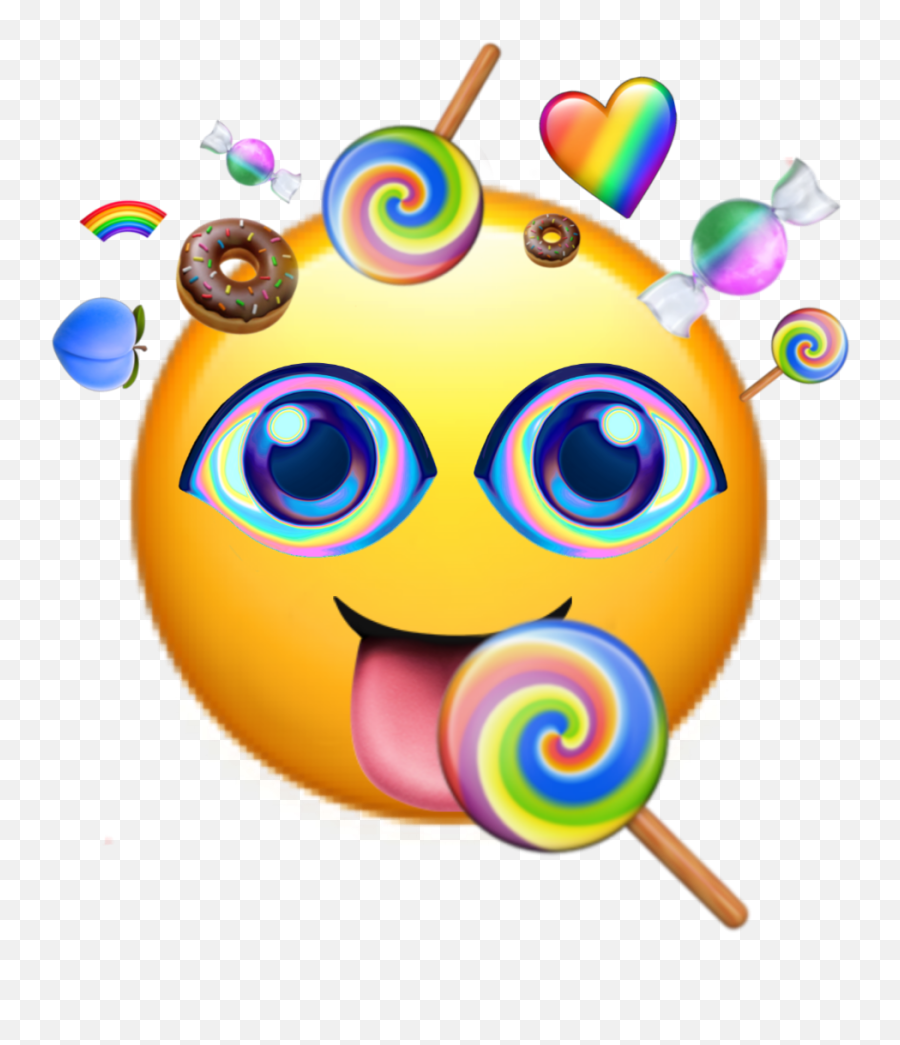 Rainbowfood Rainbowemoji Rainbow Sticker By Natalia - Happy,Amazing Emoji