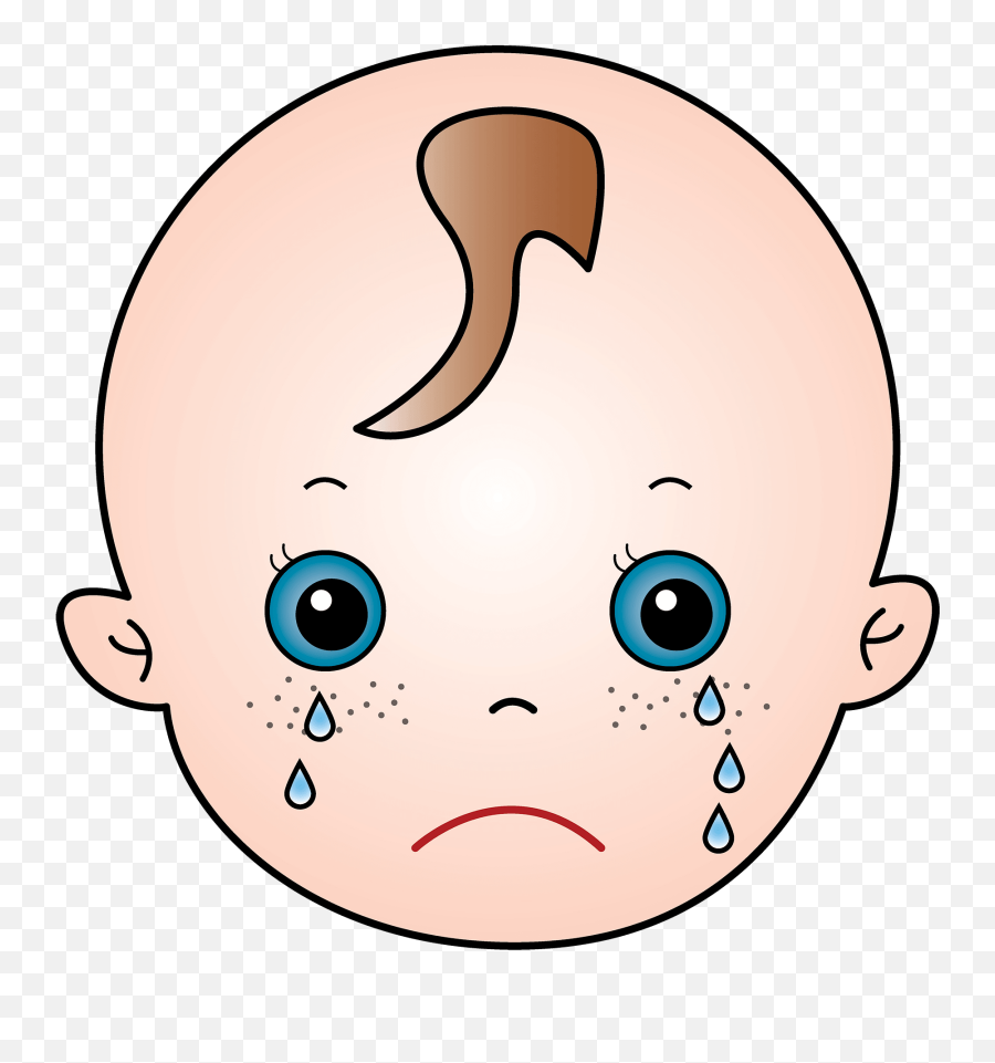 Baby Face Crying Clipart Free Download Transparent Png - Baby Crying Clipart Face Emoji,Cry Baby Emoji