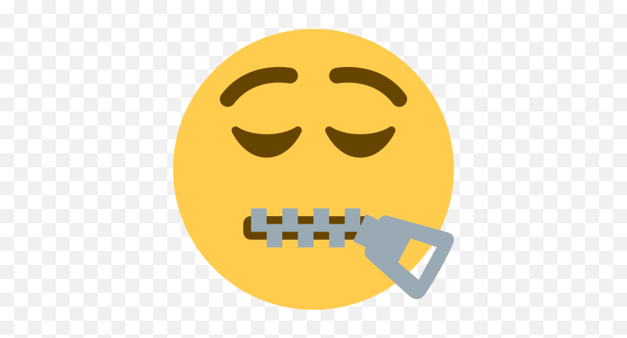 Emoji Remix On Twitter Zipper Mouth Face - Happy,Emoji Sign
