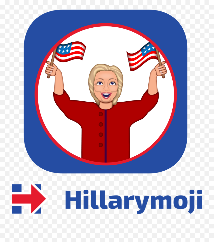 Hillarymoji Keyboard - Clip Art Emoji,United States Flag Emoji