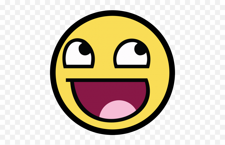 Smiley Awesome Smile Happy Laughing - Awesome Face Png Emoji,Fists Up Emoticon