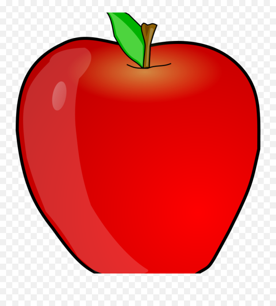 Apple Cliparts Free Apple Clipart At Getdrawings Free - Transparent Apple Clip Art Emoji,Apple Peach Emoji