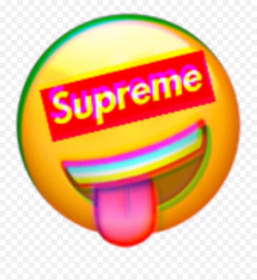 Emoji Supreme Glitch Tumblr Beautiful - Supreme,Supreme Emoji