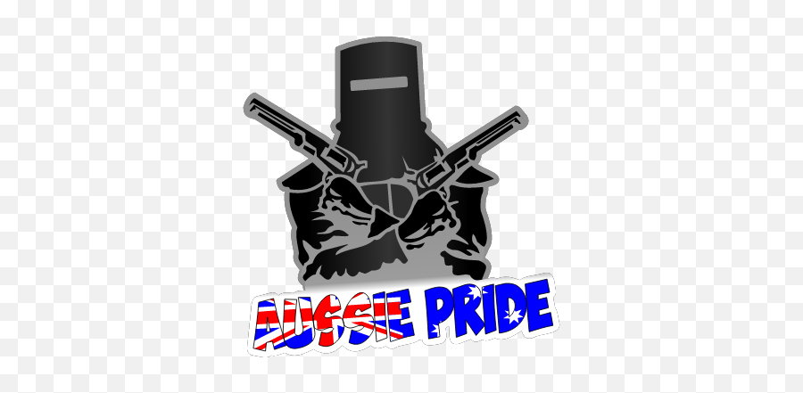 Ned Kelly Aussie Pride - Gun Barrel Emoji,Gun And Star Emoji