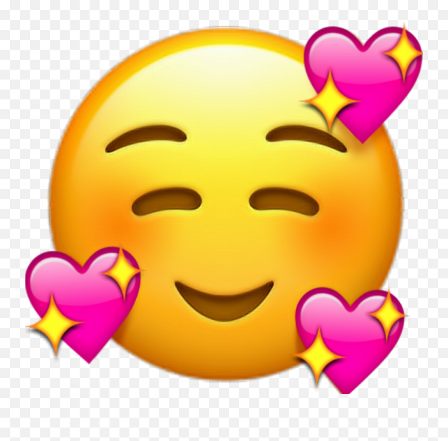 Emoji Ios Iphone Whatsapp Pink Love Heart Meme Edited - Emoji,Comet Emoji