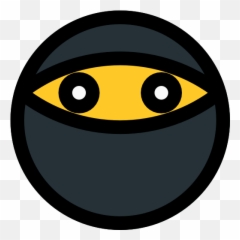 Ninja - Smiley Emoji,Ninja Emoticon