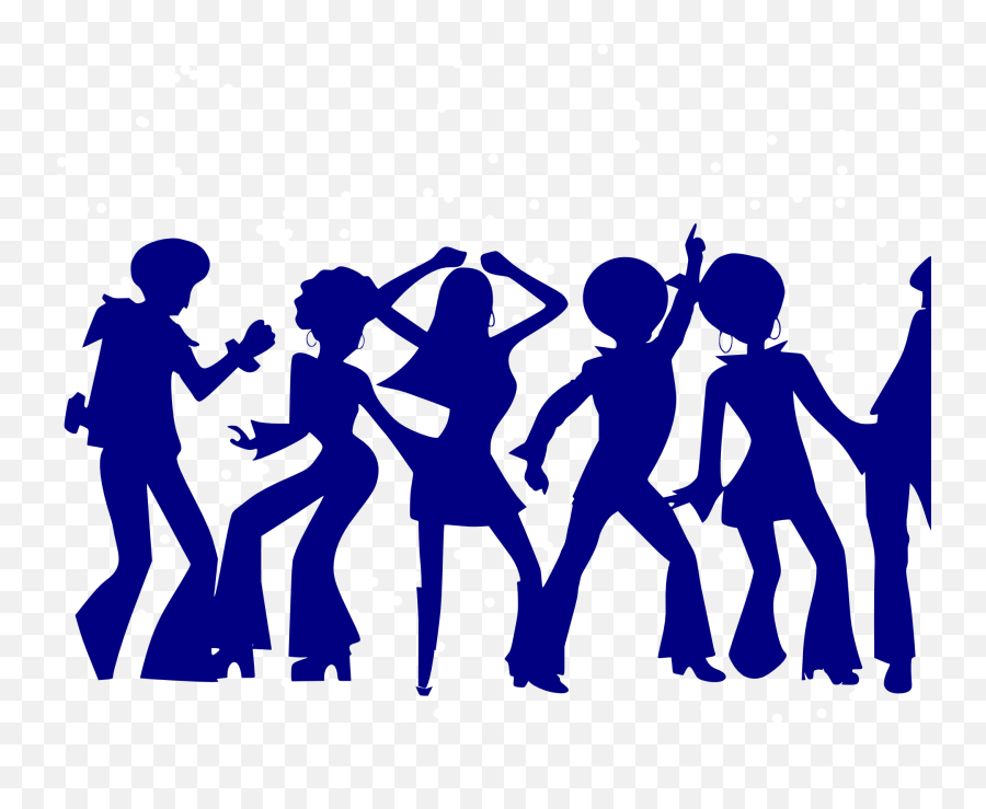 Dancer Clipart Party Dancer Party - Disco Dancing Silhouette Png Emoji,Dance Party Emoji