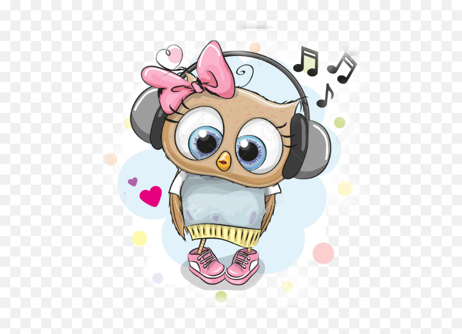 Scowl Owl Cute Cuteowl Music Freetoedit - Drawing Emoji,Scowl Emoji