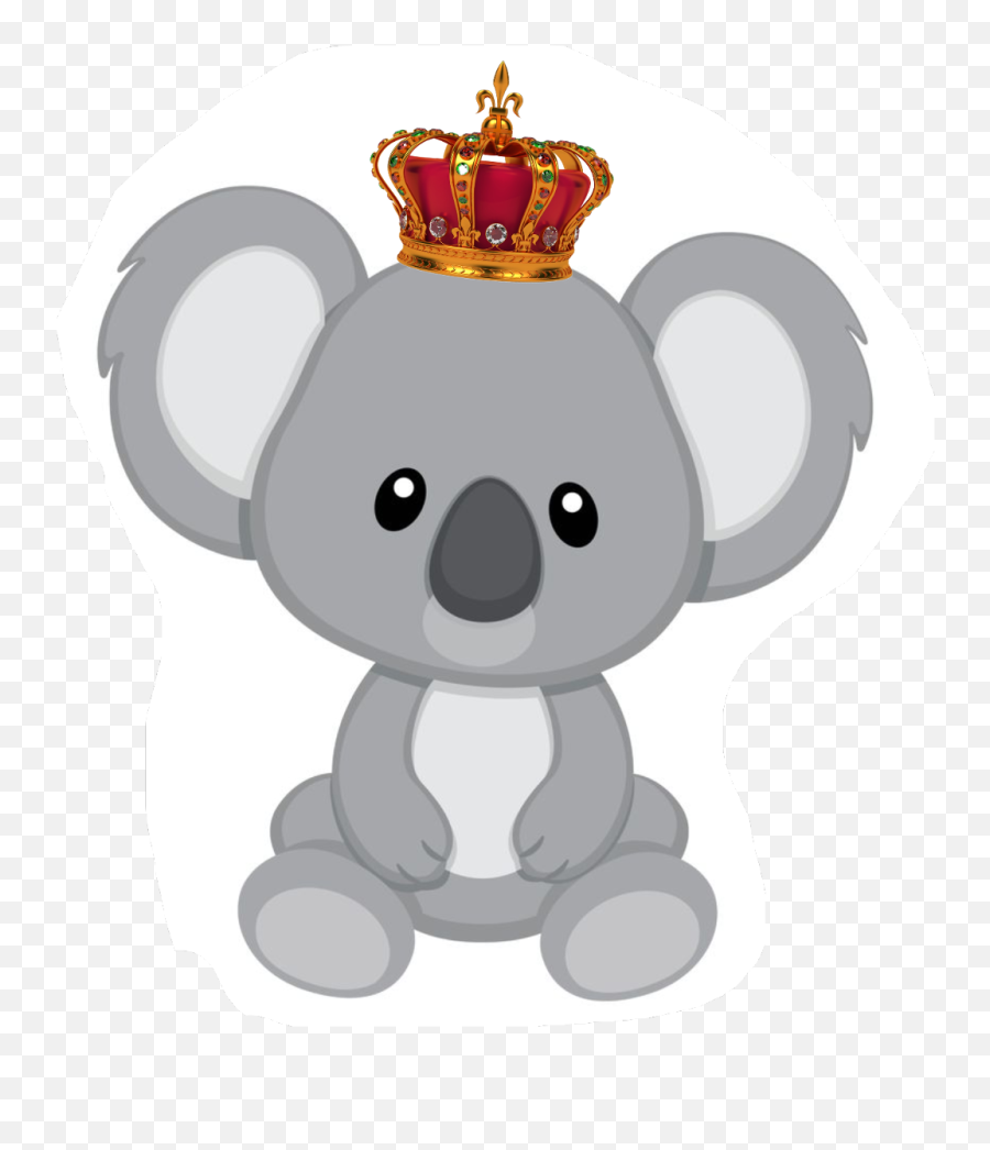 King Koala Bear Family Prince - Koala Clipart Emoji,Koala Bear Emoji