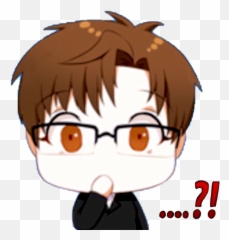 Pulse And Thought - Mystic Messenger Sticker Jaehee Emoji,Groan Emoji